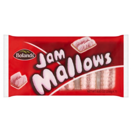 Picture of Bolands Jam Mallows Gang 250g x18